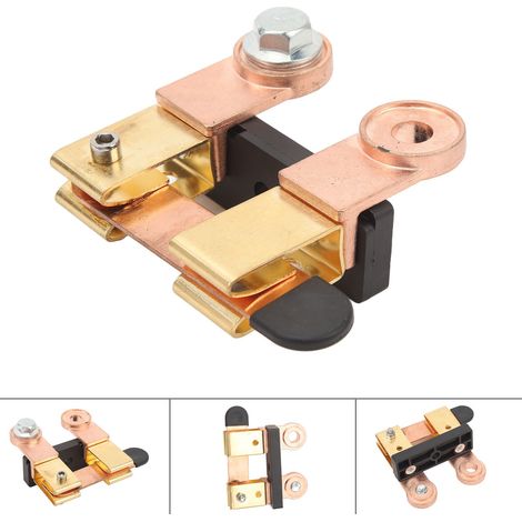 Interruptor principal de cuchilla para estación superior de batería, aislador de potencia con interruptor de encendido/apagado - Diseñado para vehículos, quads y embarcaciones de 12V-24V (1/5)