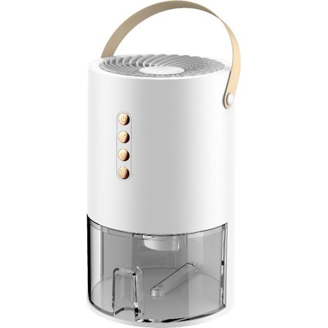 Déshumidificateur Intelligent Compact 1,3L avec Minuterie et Purification par Ions Négatifs pour Chambre et Salon (1/5)