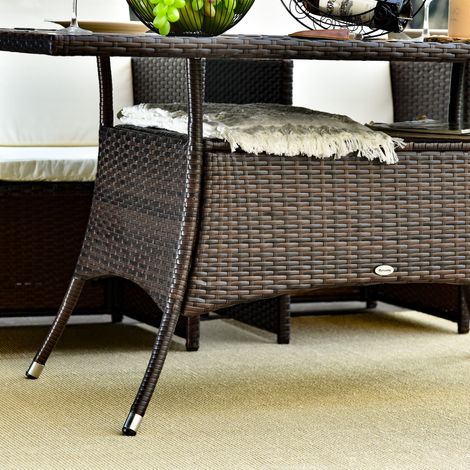 Tisch Esstisch Gartentisch wetterfest 150x85 Metall HAVRYA (1/4)