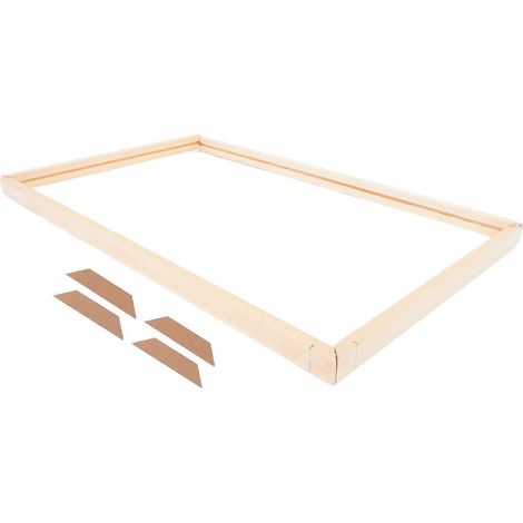 Kit d'encadrement pour impressions, châssis en bois, barres de châssis, cadre amovible, compatible avec peintures à l'huile et affiches. (1/5)