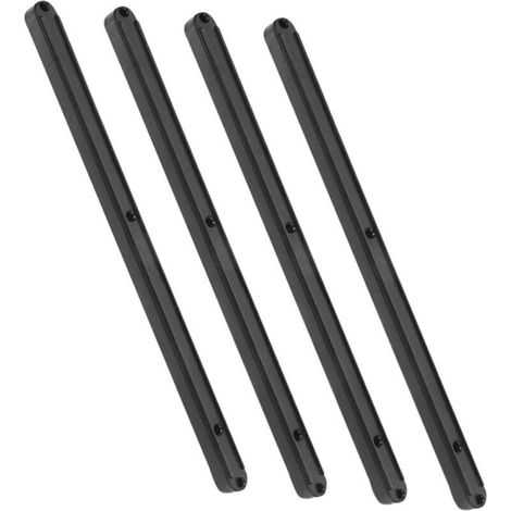 Lot de 2 glissières de tiroir robustes : pièces de rechange pour glissières de tiroir de meubles de cuisine. Installation facile et silencieuse pour la cuisine, le bureau et les meubles. (1/4)
