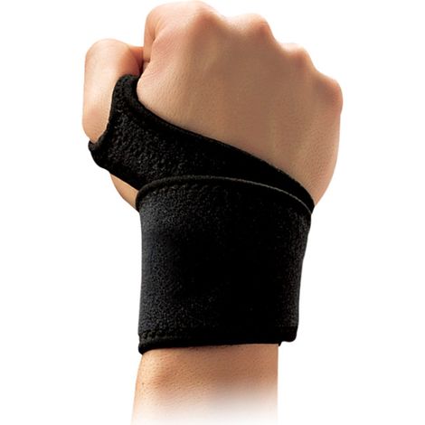 Attelle de poignet de soutien pour le sport et l'entraînement, protection des mains, bandages de poignet en néoprène avec passants pour le pouce - Convient aux mains droite et gauche (1/5)