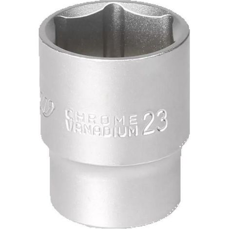 Douille 1/2" - 23 mm - 6 Pans - Pour Clé À Cliquet - 1 Pièce (1/2)