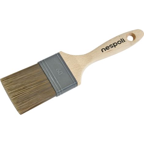 Nespoli Flachpinsel 60 mm braun