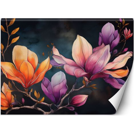 Papier peint Fleur de magnolia peinte 300x210 (1/5)