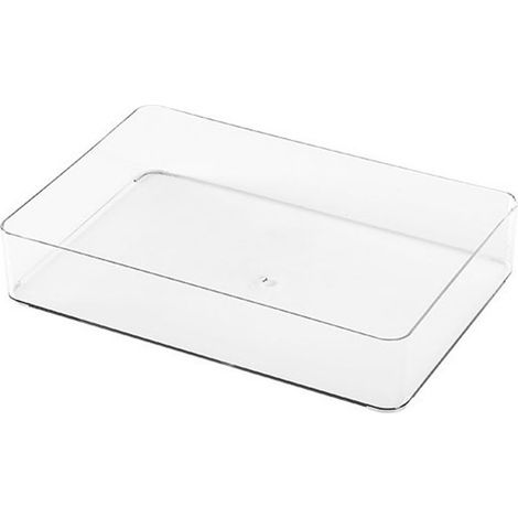 Tiroir organisateur de maquillage transparent et luxueux, plateau de rangement pour cosmétiques, bijoux et pinceaux (1/5)