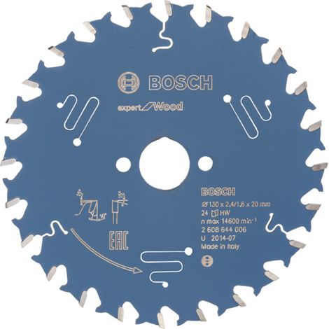 Lame de scie circulaire Bosch Expert Wood 2608644006 130x2,4x20 24Z (1/5)