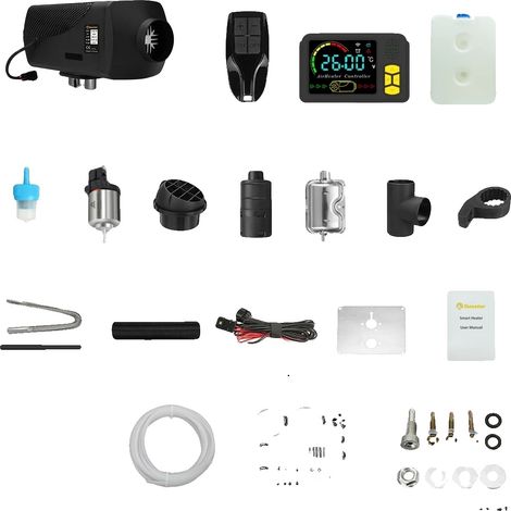 Chauffage à air diesel, contrôle Bluetooth, chauffage rapide, 2KW (1/2)