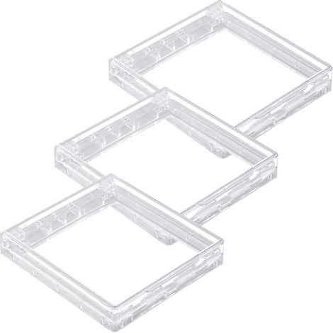 Boîte Étanche pour Interrupteur 86 Type, Protecteur Mural Abs 3 Pièces Installation Adhésive Simple, Usage Salle de Bain et Salon, Protection Anti-éclaboussures pour Panneau 86 (1/5)