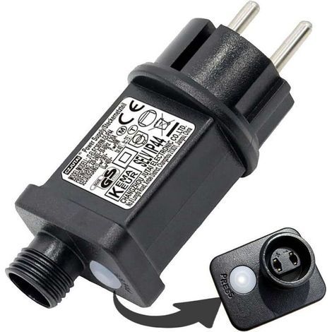 Clignoteur Guirlande 31V 6W 8 Modes Minuterie Ip44 Pour Sapin Noël Rideau Lumineux Étanche