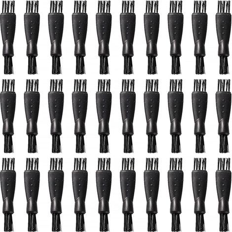 30 Pièces Brosses de Nettoyage de Rasoir, Remplacement Rasoir Brosses de Nettoyage, Brosses de Nettoyage pour Rasoir Électrique, pour Enlever Les Résidus de Barbe et la Poussière (1/5)