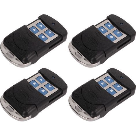 Lot de 4 télécommandes 433 MHz (copie) pour porte de garage, éclairage de voiture, 5 V (1/5)
