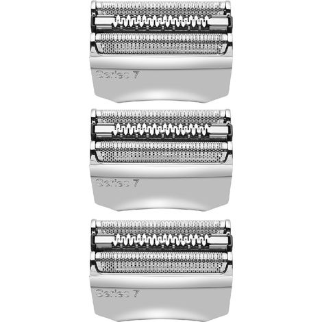 Lot de 3 têtes de rasoir électrique de rechange Series 7 70S, compatibles avec les rasoirs Braun Series 7 720cc, 730cc, 735s, 750cc, 760cc, 790cc et 795cc (1/5)