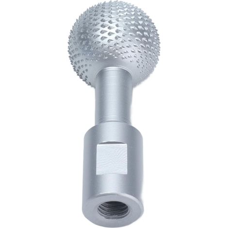 Kugelfeile aus Kohlenstoffstahl, Schleifkopf, 40-mm-Bohrer, 25-mm-Schaft, Rundschnitt für Metall-, Holzbearbeitung, Schnitzen, Gravieren, Polieren, Fräsen durch Handwerker und Mechaniker (14 mm) (1/5)