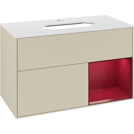 Villeroy & Boch F251HBHJ Meuble sous lavabo Finion F25 (1/2)