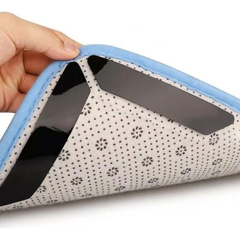 24 Pcs Anti Derapant Tapis, sous Tapis antiderapant, Anti Glisse Tapis, Anti-dérapant Tapis Auto-adhésif, Tapis Grippers Autocollant, pour Cuisine/Salle de Bain/Bureau (1/4)