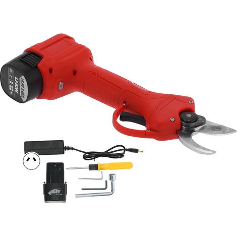 Sécateur électrique sans fil lithium pour élagage de branches, rechargeable, jardin, prise AU 100-240V, taille-haie puissant (1/5)