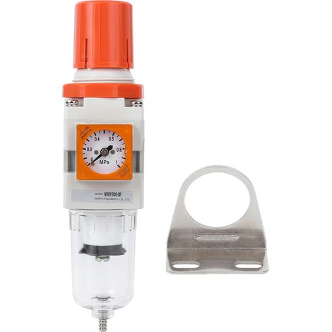 Séparateur d'eau et d'huile NANPU NW2000-02, régulateur de pression d'air comprimé, filtre à air avec purge, kit de filtration pneumatique, taille 1/4, pour compresseur et système pneumatique (1/5)