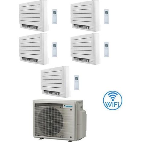 Daikin Klimaanlage FVXM-A Serie Standkonsole Perfera WiFi R32 Penta Split Inverter 9000 + 9000 + 12000 + 12000 + 12000 BTU mit E.U. 5MXM90A9 Klasse A+++/A++ NEU 2024 (1/5)