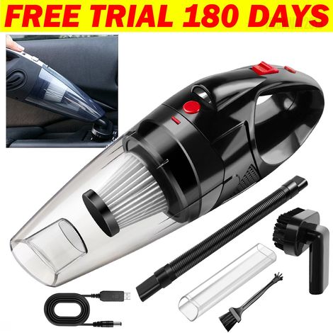 Cordless Vacuum Cleaner Car Handheld Vaccum Mini Power Suction USB Rechargeable (1/5)