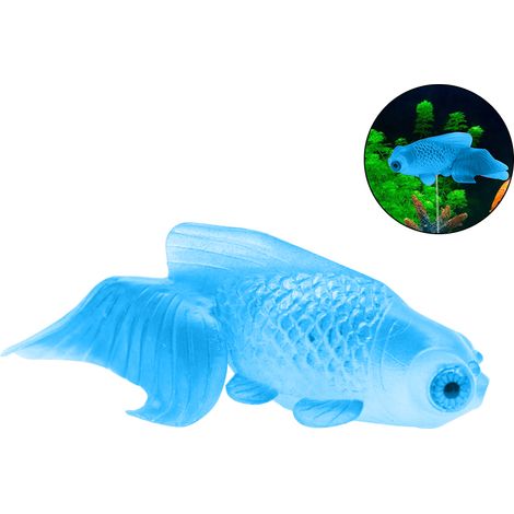 Décoration d'aquarium en silicone, poisson artificiel très réaliste, faux poisson betta flottant (1/4)