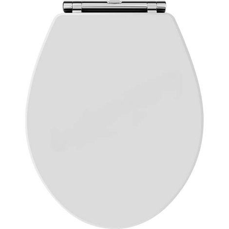 Bayswater Fitzroy Traditional Soft Close Toilet Seat - White (1/2)