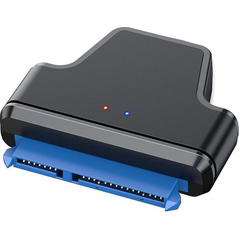 Adaptateur SATA vers USB-B pour disque dur/SSD externe 2,5 pouces SATA3 22 broches