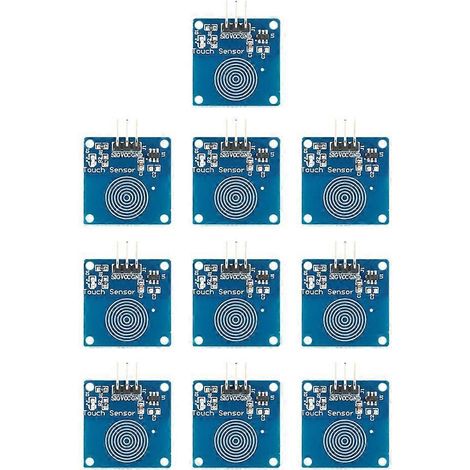 10 Stück digitales Touch-Sensormodul TTP223B kapazitive elektrische Geräte
