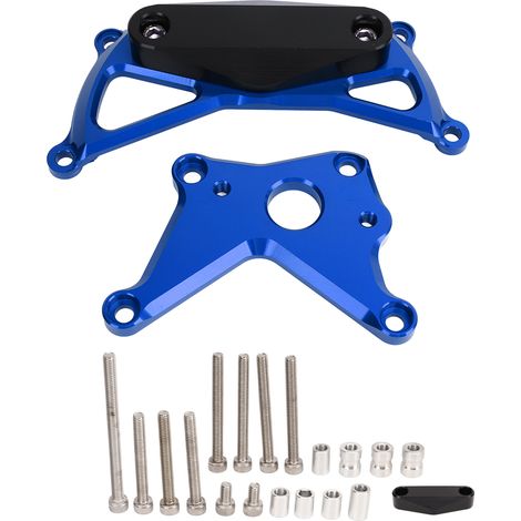 Cache-moteur bleu pour moto Suzuki GSX-S1000 KATANA, en alliage d'aluminium, avec protection de cadre moteur et cache de protection contre les chocs. (1/5)