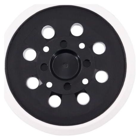Plateau de Ponçage 125 mm, Plateau Ponceuse pour Bosch, Plateau Ponceuse Compatible 125 mm pour Bosch PEX 300/400 AE Ponceuse Excentrique par Poweka (1/4)