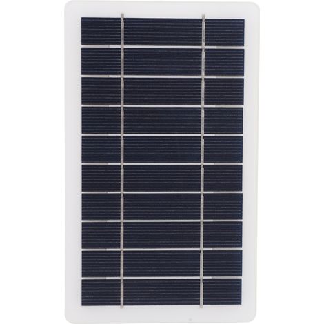 Ortviai Panneau Solaire Portable 5 W, Silicium Monocristallin, pour Ordinateur Portable et Radio (1/5)