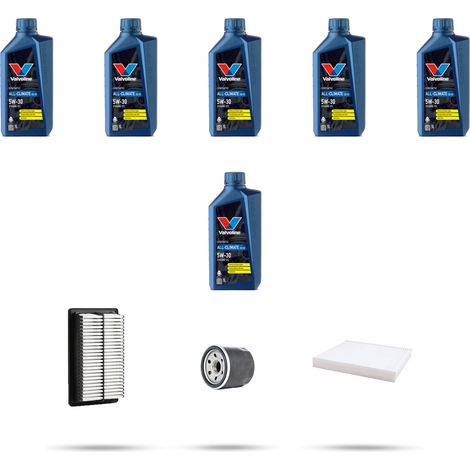 Kit tagliando 3 FILTRI e 6L OLIO compatibile con Hyundai i30 2.0 16V 103kw dal 2007 (1/5)