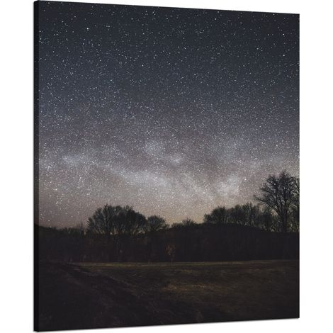 Lienzo impreso con cielo estrellado espacial, 80x100
