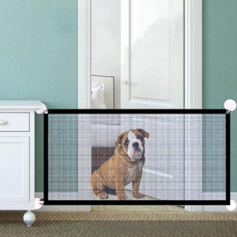 Grille Pour Animaux - Filet Rétractable En Maille - 70 Pouce De Largeur - Pour Portes Escaliers Intérieur Extérieur - 1 Pièce (1/5)