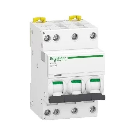 Schneider A9P22720 Circuit breaker 3P+N 20A Acti9 IC60N curve C