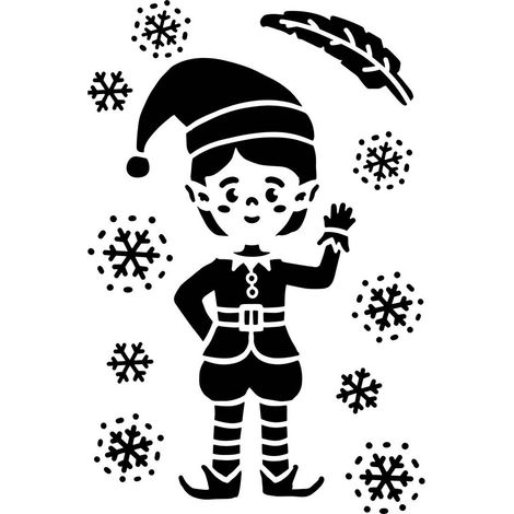 SCHABLONE WEIHNACHTEN PVC 23X34 - (1/5)