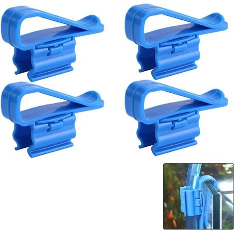 4-stuks Slangklemmen voor aquariums -Aquariumslanghouder - Aquariumslanghouder - Slangsteunen - Multifunctionele klemmen - Geschikt voor het klemmen van slangen van 8-25 mm - Aquariumaccessoires - Sla (1/5)
