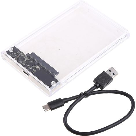 Boîtier pour disque dur 2,5" SATA vers USB 3.1, adaptateur pour disque dur