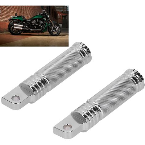 CNC-gefräste hintere Fußrasten und Pedale aus Aluminiumlegierung für Sportster XL883 1200 Touring Softail Dyna Fat Bob FXDF Motorräder (1/5)