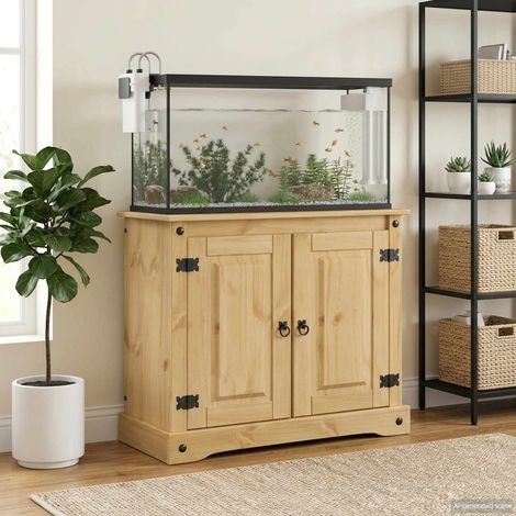 vidaXL Supporto per Acquario CORONA Marrone 81,5 x 37 x 73 cm 250