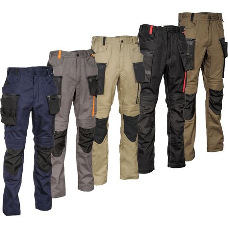 Pantalones de trabajo Cofra Mureck slim - 50 (EU) - Blu (1/5)