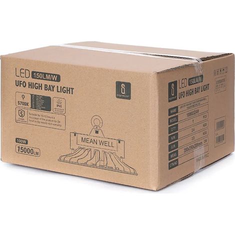 Lampe aigostar led ceiling light 100W IP65 industriell (1/3)