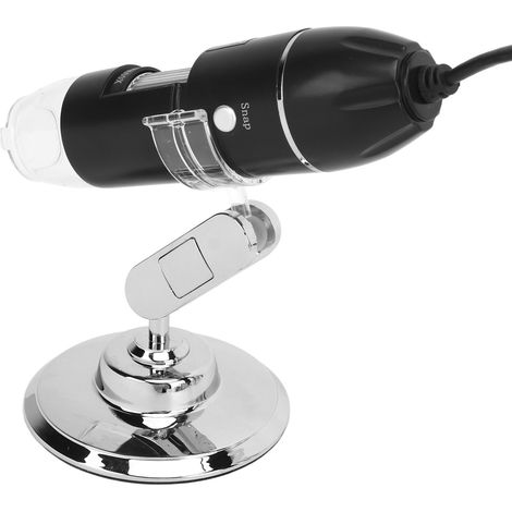 Microscope numérique sans fil 1600X portable USB HD avec support pour téléphone Android (1/5)