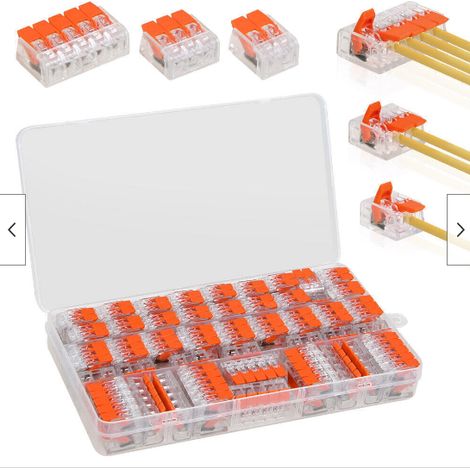 90 pièces pour Wago  WegeKlemme Hebel 221-412/221-413/221-415 Hebel Set