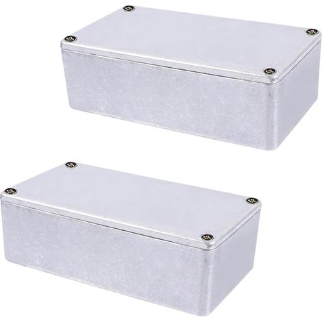Gehäuse für Gitarreneffektpedale – 2-teilig – Aluminium-Druckguss – IP54 wasserdicht – DIY-Audioelektronik – 122 x 66 x 39,5 mm (1/5)