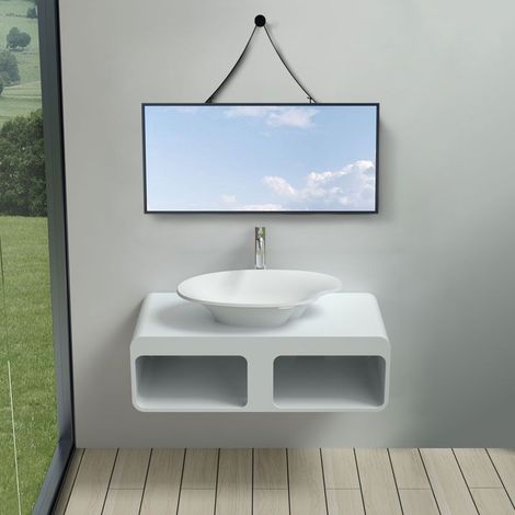 Ensemble plan de toilette et vasque à poser SDK52 + SDV45-N (1/5)