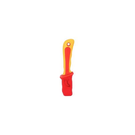 Coltello da elettricista, manicotto antimagnetico telescopico isolato, spelafili rapido per cavi elettrici, spelafili IEC60900 1000V (machete da elettricista isolato - Crezuo)