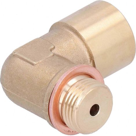 Rallonge de sonde lambda coudée à 90° M18x1,5, adaptateur d'entretoise en laiton universel pour voiture (1/5)