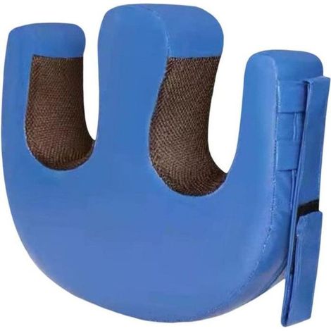 1 Stück Patientenlagerungskissen, U-förmiges Anti-Dekubitus-Kissen, blaues Kissen für bettlägerige Patienten (1/5)