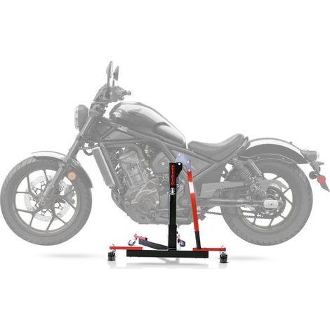 Werkstattstütze Centrale Power Evo für Honda Rebel 1100 21-25 rot